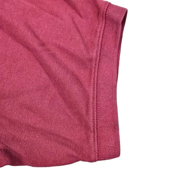 LL Bean Polo Shirt Men's XLarge Short Sleeve Brick Red Vintage Tag - Picture 4 of 9